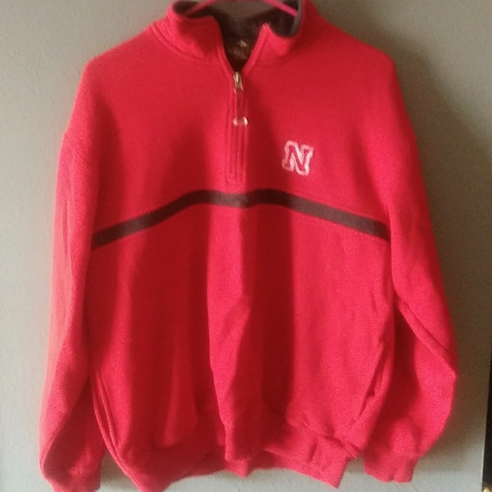 Nebraska Huskers fleece 1/4zip jacket